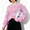 Women's Cardigan Crew Neck Long Sleeve Sweater Manufacturer - MOQ 100 pcs - Style 41103 Women's Cardigan Crew Neck Long Sleeve Sweater Manufacturer - MOQ 100 pcs - Style 41103