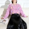 Women's Cardigan Crew Neck Long Sleeve Sweater Manufacturer - MOQ 100 pcs - Style 41103 Women's Cardigan Crew Neck Long Sleeve Sweater Manufacturer - MOQ 100 pcs - Style 41103