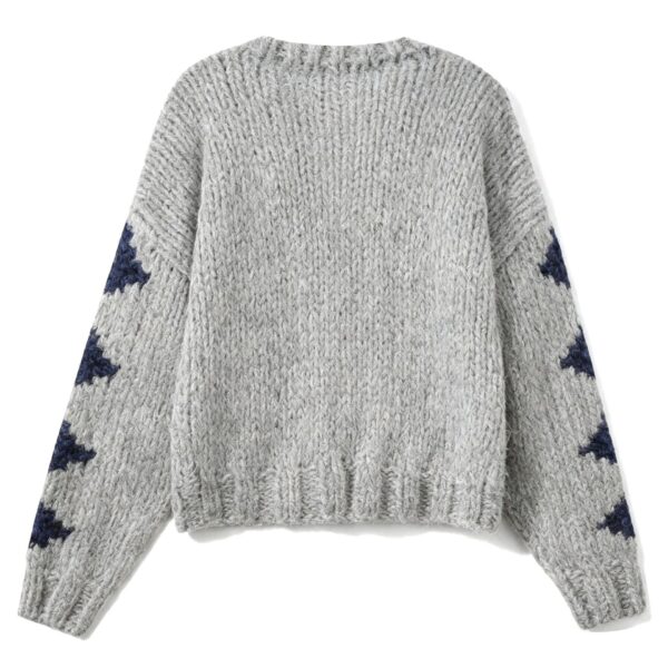 Women's Pullover V Neck Long Sleeve Sweater Manufacturer - MOQ 100 pcs - Style 41105