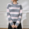 Women's Pullover Crew Neck Long Sleeve Sweater Manufacturer - MOQ 100 pcs - Style 41106