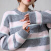 Women's Pullover Crew Neck Long Sleeve Sweater Manufacturer - MOQ 100 pcs - Style 41106