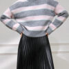 Women's Pullover Crew Neck Long Sleeve Sweater Manufacturer - MOQ 100 pcs - Style 41106