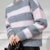 Women's Pullover Crew Neck Long Sleeve Sweater Manufacturer - MOQ 100 pcs - Style 41106