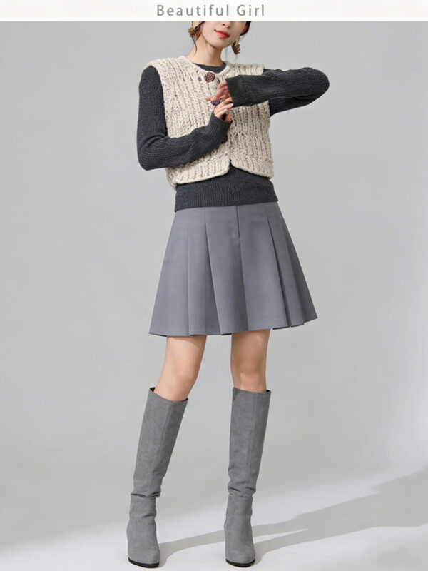 Women's Cardigan Crew Neck Knitwear Manufacturer - MOQ 100 pcs - Style 41107 Women's Cardigan Crew Neck Knitwear Manufacturer - MOQ 100 pcs - Style 41107