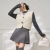 Women's Cardigan Crew Neck Knitwear Manufacturer - MOQ 100 pcs - Style 41107 Women's Cardigan Crew Neck Knitwear Manufacturer - MOQ 100 pcs - Style 41107