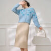 Women's Crew Neck Long Sleeve Sweater Manufacturer - MOQ 100 pcs - Style 41109