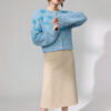 Women's Crew Neck Long Sleeve Sweater Manufacturer - MOQ 100 pcs - Style 41109