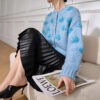 Women's Crew Neck Long Sleeve Sweater Manufacturer - MOQ 100 pcs - Style 41109