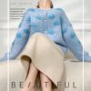 Women's Crew Neck Long Sleeve Sweater Manufacturer - MOQ 100 pcs - Style 41109