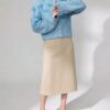 Women's Crew Neck Long Sleeve Sweater Manufacturer - MOQ 100 pcs - Style 41109
