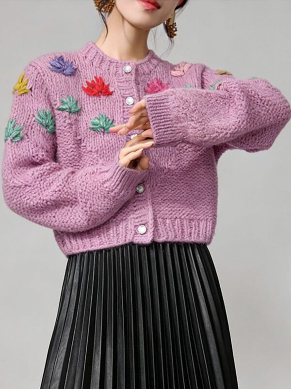 Women's Crew Neck Long Sleeve Sweater Manufacturer - MOQ 100 pcs - Style 41110