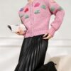 Women's Crew Neck Long Sleeve Sweater Manufacturer - MOQ 100 pcs - Style 41110