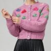 Women's Crew Neck Long Sleeve Sweater Manufacturer - MOQ 100 pcs - Style 41110