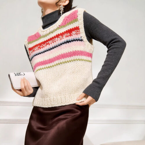 Women's Crew Neck Knitwear Manufacturer - MOQ 100 pcs - Style 41111