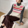 Women's Crew Neck Knitwear Manufacturer - MOQ 100 pcs - Style 41111 Women's Crew Neck Knitwear Manufacturer - MOQ 100 pcs - Style 41111