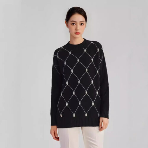 Women's Pullover Long Sleeve Sweater Manufacturer - MOQ 100 pcs - Style 52010 Women's Pullover Long Sleeve Sweater Manufacturer - MOQ 100 pcs - Style 52010