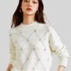 Women's Pullover Long Sleeve Sweater Manufacturer - MOQ 100 pcs - Style 52010