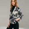 Women's Angora Goat Wool V Neck Long Sleeve Sweater Manufacturer - MOQ 100 pcs - Style 52016