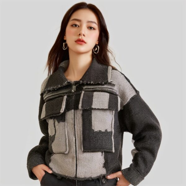 Women's Pullover Crew Neck Long Sleeve Sweater Manufacturer - MOQ 100 pcs - Style 52019