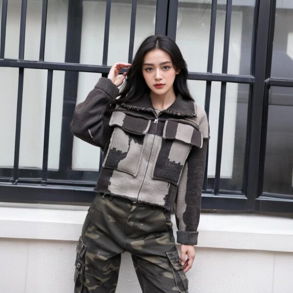 Women's Pullover Crew Neck Long Sleeve Sweater Manufacturer - MOQ 100 pcs - Style 52019