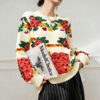 Women's Pullover Crew Neck Long Sleeve Sweater Manufacturer - MOQ 100 pcs - Style 53002