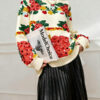 Women's Pullover Crew Neck Long Sleeve Sweater Manufacturer - MOQ 100 pcs - Style 53002