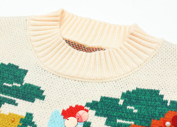 Women's Pullover Crew Neck Long Sleeve Sweater Manufacturer - MOQ 100 pcs - Style 53002