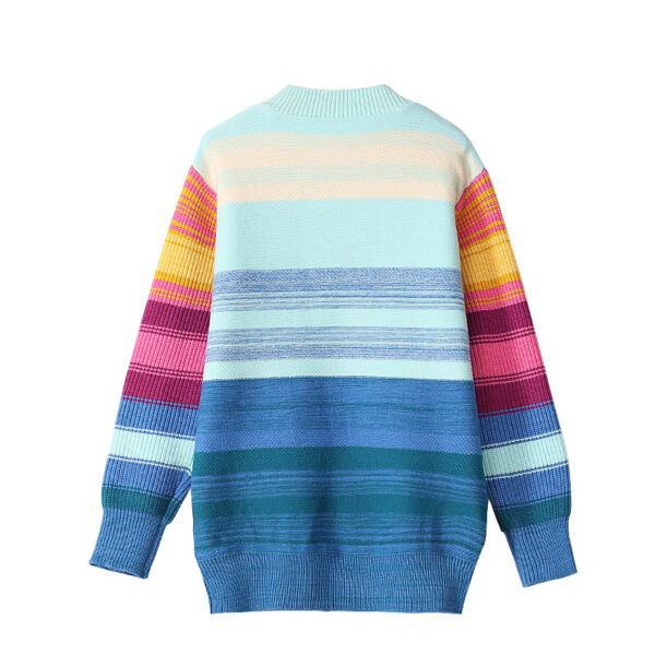 Women's Pullover Crew Neck Long Sleeve Sweater Manufacturer - MOQ 100 pcs - Style 53007Y