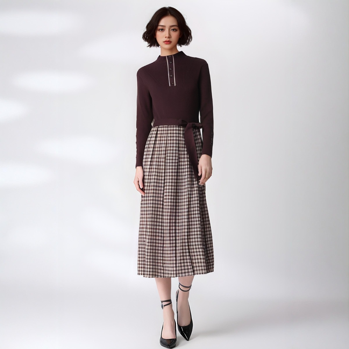 Women's Long Sleeve Knitwear Manufacturer - MOQ 100 pcs - Style 55004