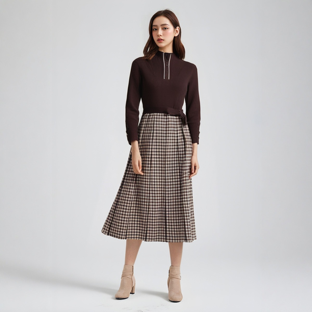 Women's Long Sleeve Knitwear Manufacturer - MOQ 100 pcs - Style 55004