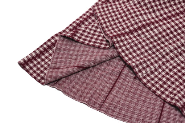 Women’s Brown Mock-Neck Plaid-Skirt Knit Dress — Style 55004 - KnitwearSource