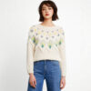 Women's Pullover Crew Neck Long Sleeve Sweater Manufacturer - MOQ 100 pcs - Style 58007