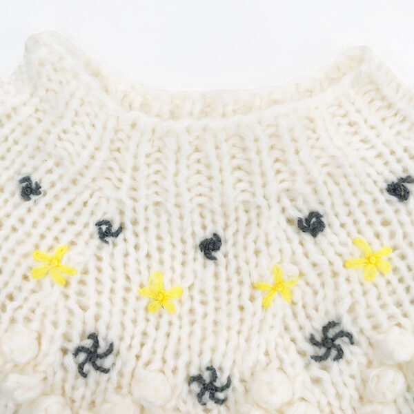 Women's Pullover Crew Neck Long Sleeve Sweater Manufacturer - MOQ 100 pcs - Style 58007