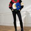 Women's Viscose Fiber Cardigan Crew Neck Long Sleeve Sweater Manufacturer - MOQ 100 pcs - Style 58008