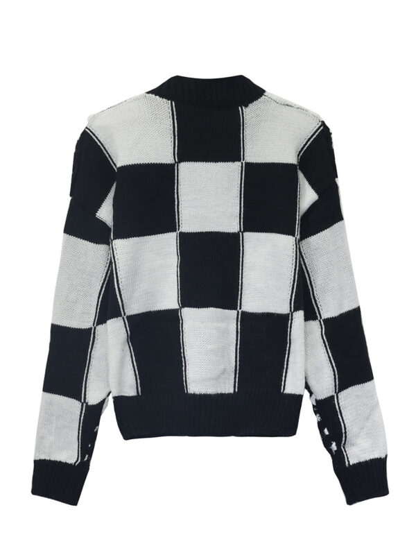 Women's Cardigan V Neck Long Sleeve Sweater Manufacturer - MOQ 100 pcs - Style 58014