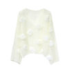 Women's Unbranded / Private Label Ready Pullover Long Sleeve Sweater Manufacturer - MOQ 100 pcs - Style 58015