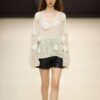 Women's Unbranded / Private Label Ready Pullover Long Sleeve Sweater Manufacturer - MOQ 100 pcs - Style 58015