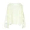 Women's Unbranded / Private Label Ready Pullover Long Sleeve Sweater Manufacturer - MOQ 100 pcs - Style 58015