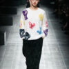 Women's Angora Goat Wool Pullover Crew Neck Long Sleeve Sweater Manufacturer - MOQ 100 pcs - Style 58017