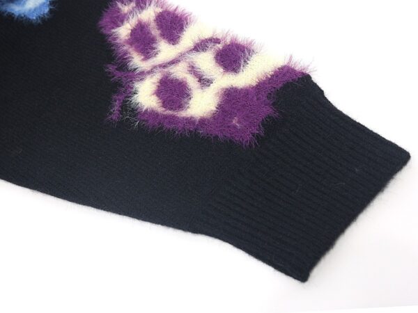 Women's Angora Goat Wool Pullover Crew Neck Long Sleeve Sweater Manufacturer - MOQ 100 pcs - Style 58017