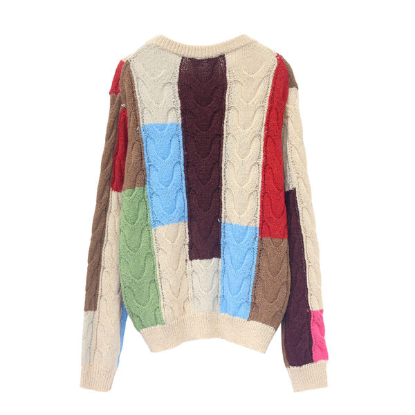 Women's Pullover Crew Neck Long Sleeve Sweater Manufacturer - MOQ 100 pcs - Style 58018