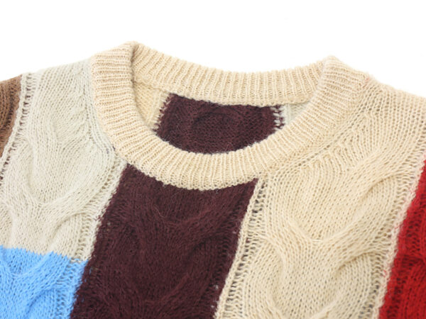 Women's Pullover Crew Neck Long Sleeve Sweater Manufacturer - MOQ 100 pcs - Style 58018