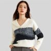 Women's Pullover Long Sleeve Sweater Manufacturer - MOQ 100 pcs - Style 58020