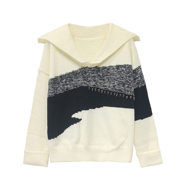 Women's Pullover Long Sleeve Sweater Manufacturer - MOQ 100 pcs - Style 58020
