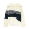 Women's Pullover Long Sleeve Sweater Manufacturer - MOQ 100 pcs - Style 58020