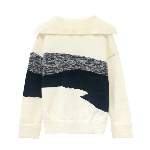 Women's Pullover Long Sleeve Sweater Manufacturer - MOQ 100 pcs - Style 58020