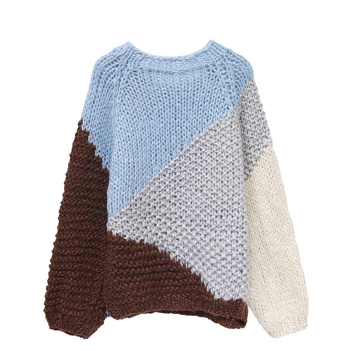 Women's Viscose Fiber Pullover Crew Neck Long Sleeve Sweater Manufacturer - MOQ 100 pcs - Style 58024