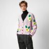 Women's Viscose Fiber Cardigan V Neck Long Sleeve Sweater Manufacturer - MOQ 100 pcs - Style 58053