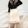Women's Viscose Fiber Cardigan V Neck Long Sleeve Sweater Manufacturer - MOQ 100 pcs - Style 58059