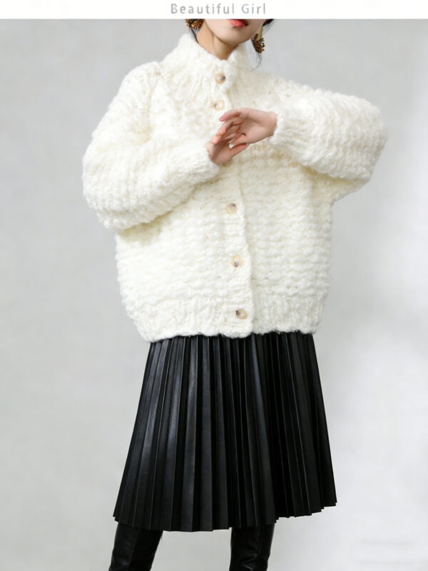 58060 product image 7 Women's Cardigan Long Sleeve Sweater Manufacturer - MOQ 100 pcs - Style 58060